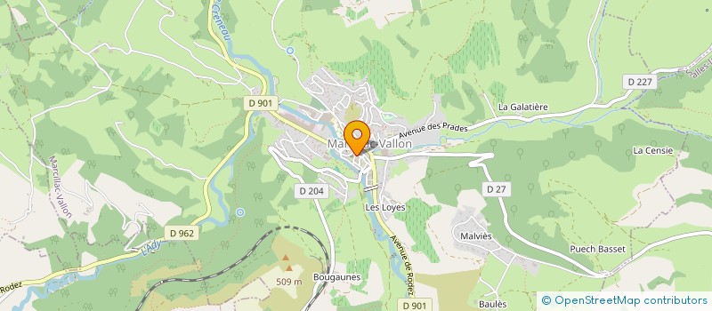 localisation de l'entreprise MADAME MARIE ROSE BURG  VALADY