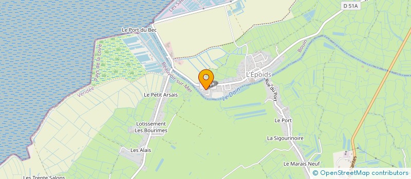 localisation de l'entreprise MADAME MARIE-ROSE CHANSON à BOUIN