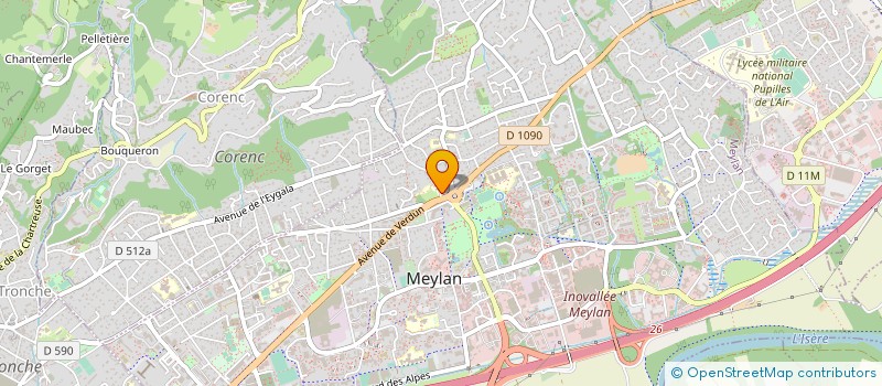 localisation de l'entreprise MADAME MARIE-ROSE COTTON à MEYLAN