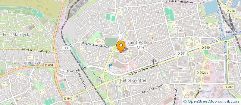 localisation de l'entreprise MADAME MARIE-ROSE COUSIN à DUNKERQUE