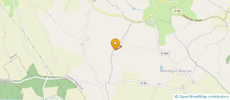 localisation de l'entreprise MADAME MARIE ROSE DELAVERGNE  LE FOUSSERET