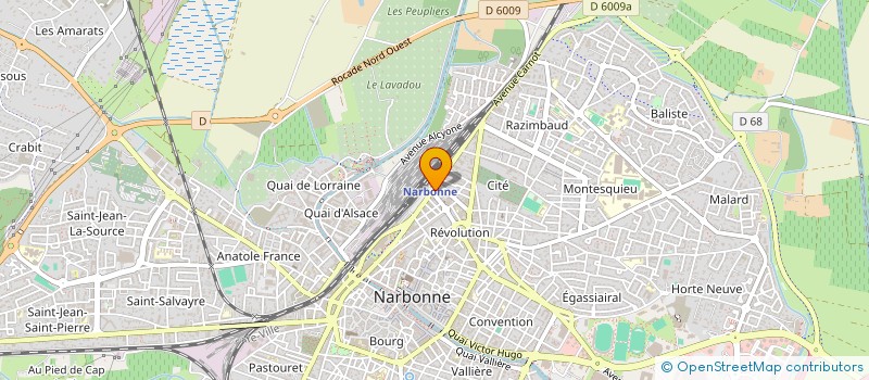 localisation de l'entreprise MADAME MARIE ROSE DUPUY à NARBONNE
