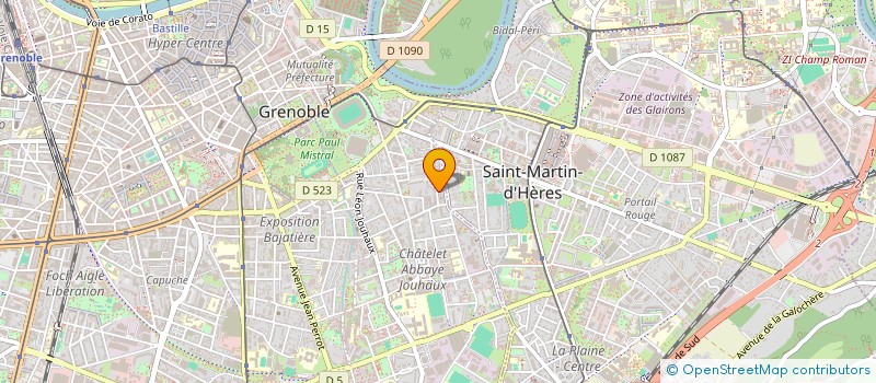 localisation de l'entreprise MADAME MARIE-ROSE FAZIO  GRENOBLE