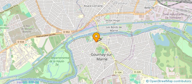 localisation de l'entreprise MADAME MARIE-ROSE FERNANDAISE  GOURNAY-SUR-MARNE