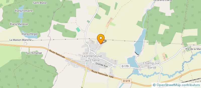 localisation de l'entreprise MADAME MARIE-ROSE GAUTHIER à VENDEUVRE-SUR-BARSE