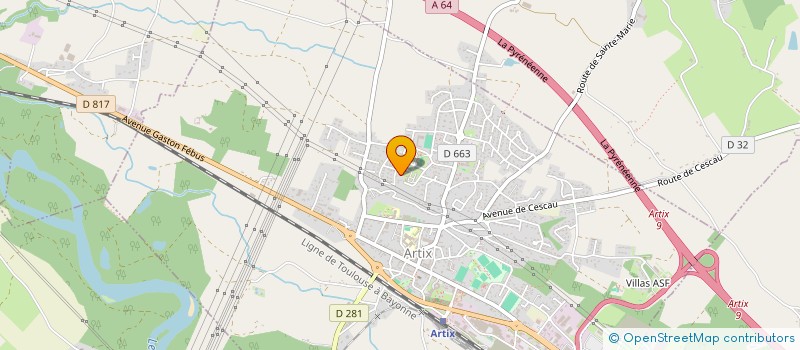 localisation de l'entreprise MADAME MARIE ROSE GRONDIN  ARTIX