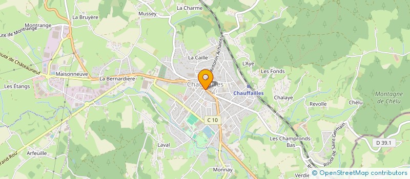 localisation de l'entreprise MADAME MARIE-ROSE JOLIVET  CHAUFFAILLES