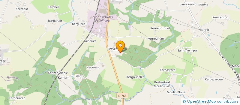 localisation de l'entreprise MADAME MARIE-ROSE LE PRIOL  CAMORS