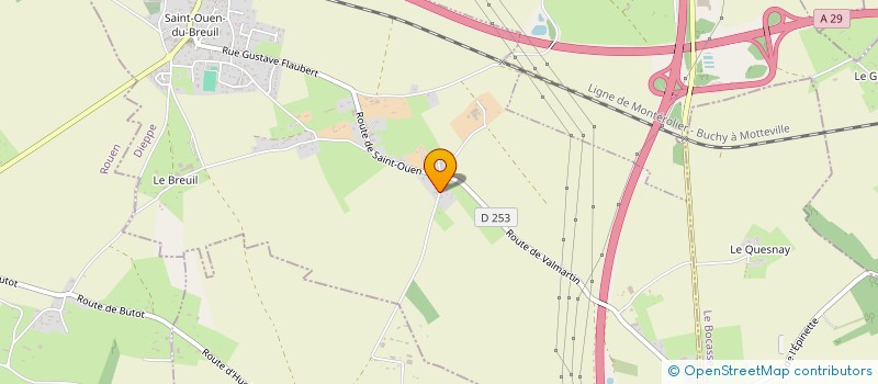 localisation de l'entreprise MADAME MARIE-ROSE LEGRAND  SAINT-OUEN-DU-BREUIL