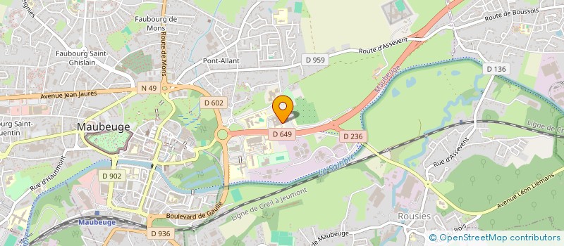 localisation de l'entreprise MADAME MARIE-ROSE NAKINTIJE à MAUBEUGE