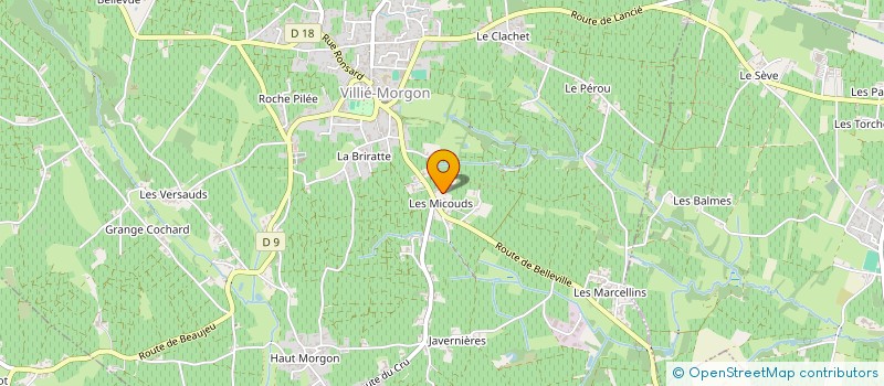 localisation de l'entreprise MADAME MARIE-ROSE PERBONI  VILLIE-MORGON