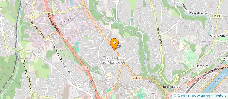 localisation de l'entreprise MADAME MARIE-ROSE PIOLLET  CHAMPAGNE-AU-MONT-D'OR