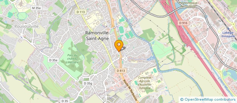 localisation de l'entreprise MADAME MARIE-ROSE PIOVESAN  RAMONVILLE ST AGNE