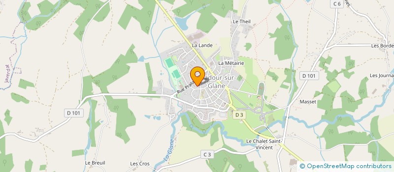 localisation de l'entreprise MADAME MARIE-ROSE RAIRAT à ORADOUR-SUR-GLANE