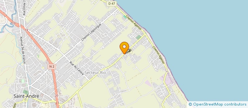 localisation de l'entreprise MADAME MARIE ROSELINE AMIRBACASSE MOHADI  SAINT-ANDRE