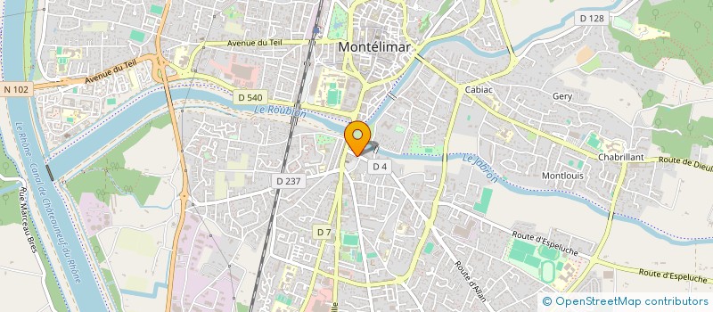 localisation de l'entreprise MADAME MARIE ROSENSTIEL  MONTELIMAR