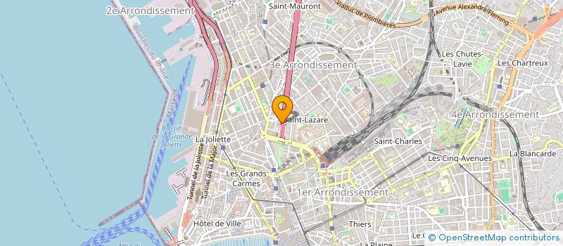 localisation de l'entreprise MADAME MARIE ROSSA à MARSEILLE