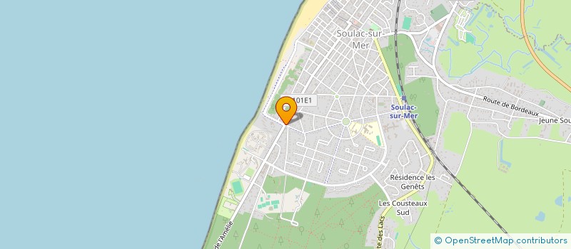 localisation de l'entreprise MADAME MARIE ROUALDES  SOULAC-SUR-MER