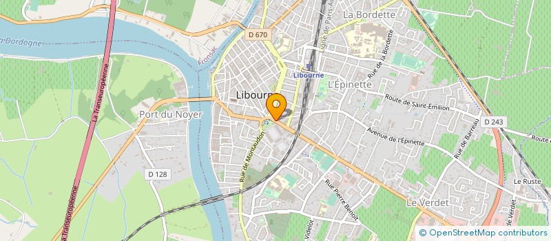 localisation de l'entreprise MADAME MARIE ROUANOUX à LIBOURNE