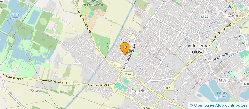 localisation de l'entreprise MADAME MARIE ROUBICHOU  FROUZINS