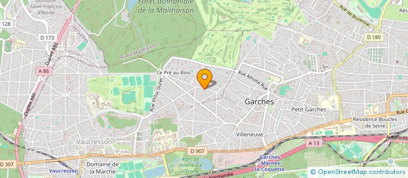 localisation de l'entreprise MADAME MARIE ROUBIN  VAUCRESSON