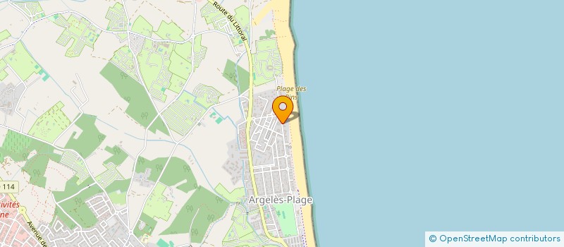 localisation de l'entreprise MADAME MARIE ROUCHY  ARGELES-SUR-MER