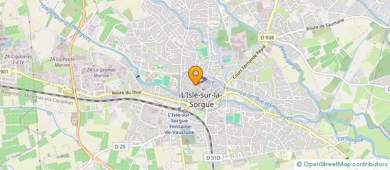localisation de l'entreprise MADAME MARIE ROUDIL à L'ISLE-SUR-LA-SORGUE