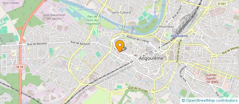 localisation de l'entreprise MADAME MARIE ROUGER à ANGOULEME