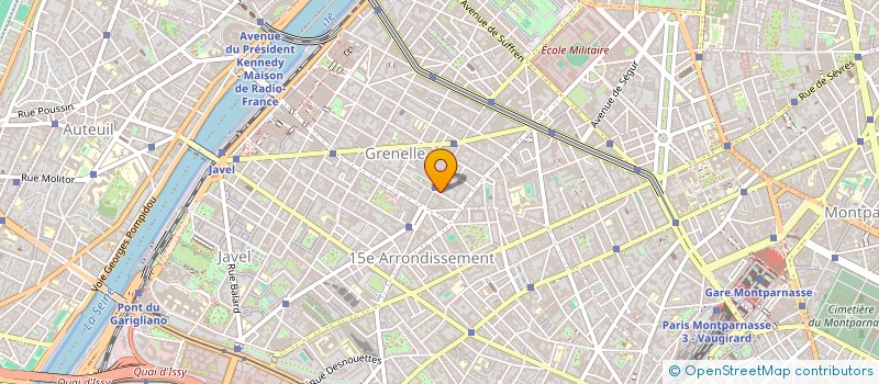 localisation de l'entreprise MADAME MARIE ROUGEVIN-BAVILLE  PARIS