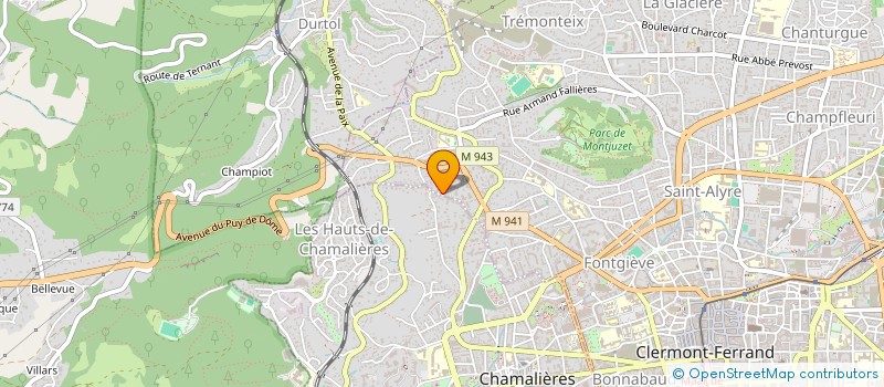 localisation de l'entreprise MADAME MARIE ROUGEYRON  CLERMONT-FERRAND