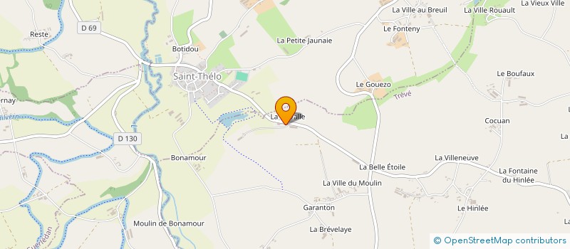 localisation de l'entreprise MADAME MARIE ROUILLARD à LOUDEAC