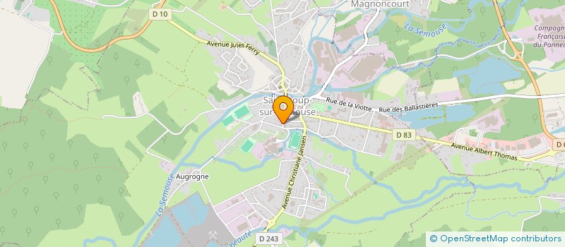 localisation de l'entreprise MADAME MARIE ROULEAU  SAINT-LOUP-SUR-SEMOUSE