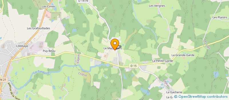 localisation de l'entreprise MADAME MARIE ROULEAU à PAGEAS