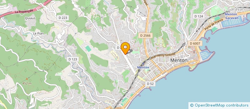 localisation de l'entreprise MADAME MARIE ROULETTE à MENTON