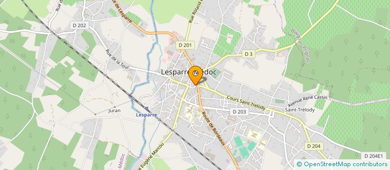 localisation de l'entreprise MADAME MARIE ROUSSEAU à LESPARRE-MEDOC
