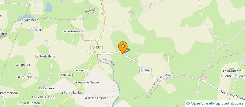 localisation de l'entreprise MADAME MARIE ROUSSEAU à SAINT-HILAIRE-DU-MAINE