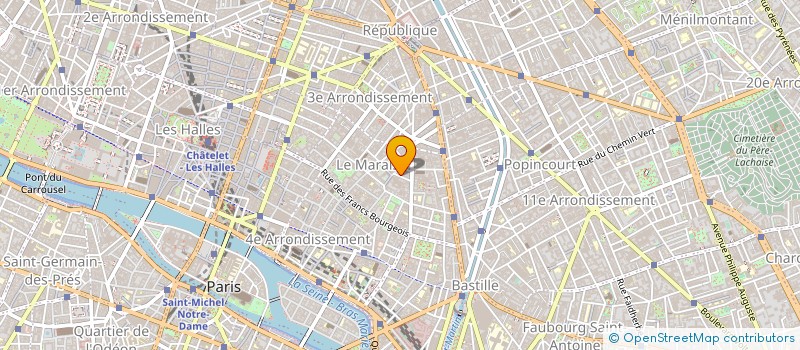 localisation de l'entreprise MADAME MARIE ROUSSEAU  PARIS