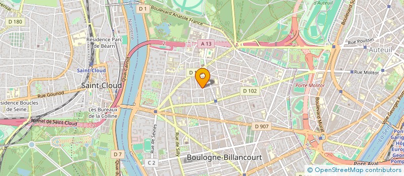localisation de l'entreprise MADAME MARIE ROUSSEAU à BOULOGNE-BILLANCOURT