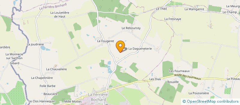 localisation de l'entreprise MADAME MARIE ROUSSEAU à SAINT-DENIS-SUR-SARTHON