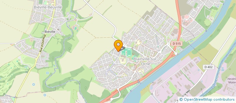 localisation de l'entreprise MADAME MARIE ROUSSEAU  BLAINVILLE-SUR-ORNE