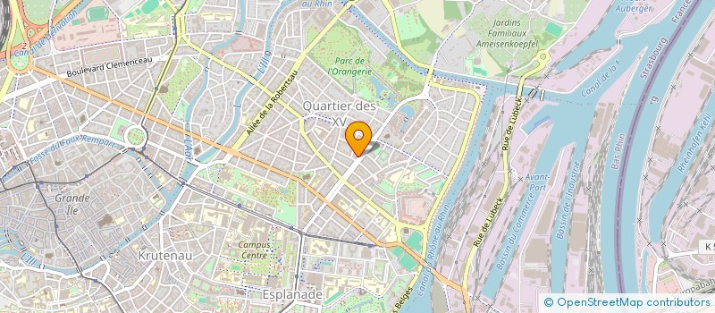 localisation de l'entreprise MADAME MARIE ROUSSEL à STRASBOURG