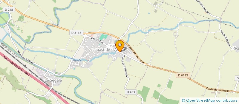 localisation de l'entreprise MADAME MARIE ROUSSELOT à LABASTIDE-D'ANJOU