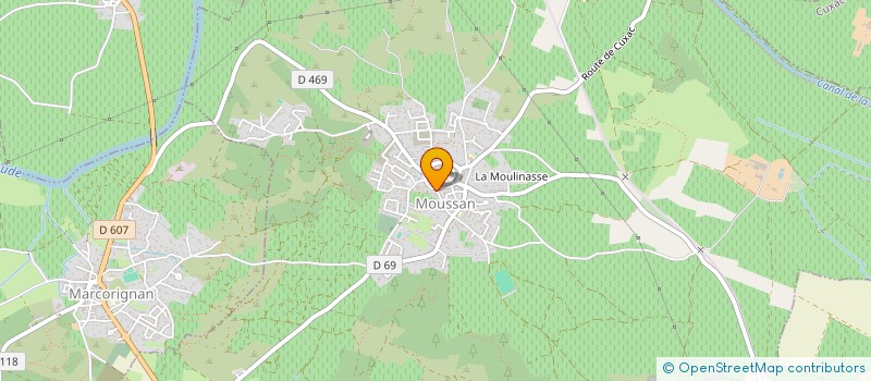 localisation de l'entreprise MADAME MARIE ROUVIERE  MOUSSAN