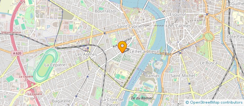 localisation de l'entreprise MADAME MARIE ROUX à TOULOUSE