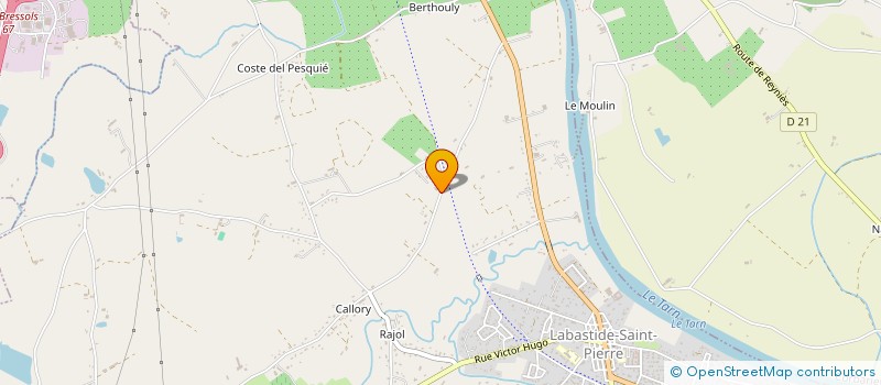 localisation de l'entreprise MADAME MARIE ROUX  VILLEBRUMIER