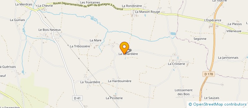 localisation de l'entreprise MADAME MARIE ROUX à ROUGE