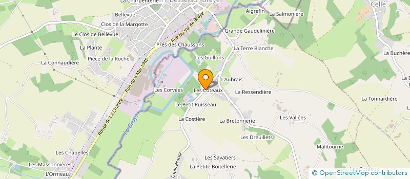 localisation de l'entreprise MADAME MARIE ROUX  BONNEVEAU