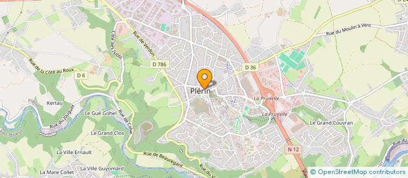 localisation de l'entreprise MADAME MARIE ROUXEL  PLERIN