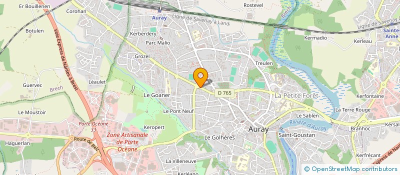 localisation de l'entreprise MADAME MARIE ROUXEL à AURAY