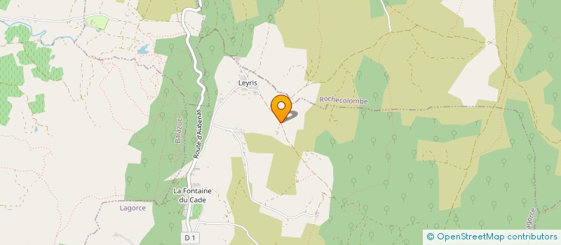 localisation de l'entreprise MADAME MARIE ROY  LAGORCE